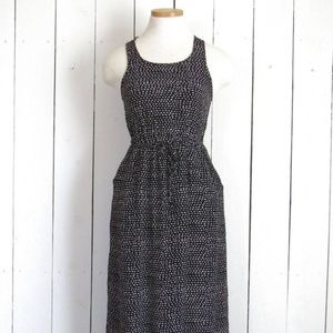 VTG Lucky Brand Dress 90s Polka Dot Tank Dress XS